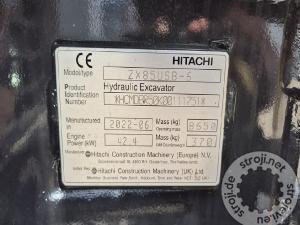 Bagri goseničarji, HITACHI ZX85USB-6 - 2022 LETNIK - 1780 UR - 3X ŽLICA