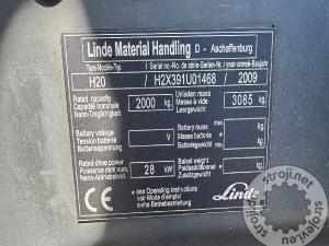 Viličarji čelni, LINDE H20T - LETNIK 2009 - 10050 DELOVNIH UR
