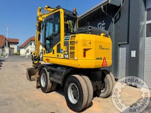 Bagri na kolesih, KOMATSU PW148-8 - TILTROTATOR - LETNIK 2014 - 2X ŽLICA