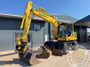 bagri na kolesih komatsu pw148 8 tiltrotator letnik 2014 2x lica
