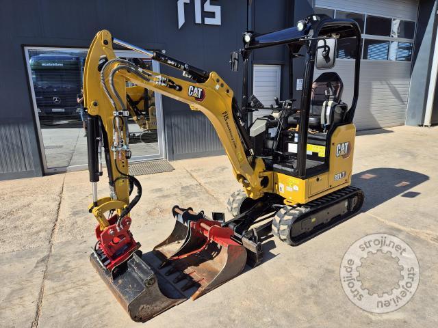 Mini bagri, CATERPILLAR 301.7 CR - LETNIK 2022 - 115 DELOVNIH UR - POWERTI