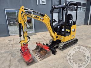 mini bagri cat 3017 cr letnik 2022 130 delovnih ur powerti