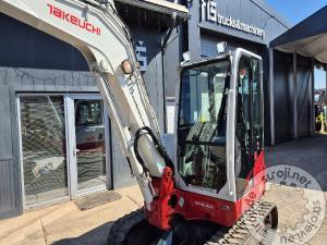Mini bagri, TAKEUCHI TB260 - POWERTILT - 3X ŽLICA - LETNIK 2018