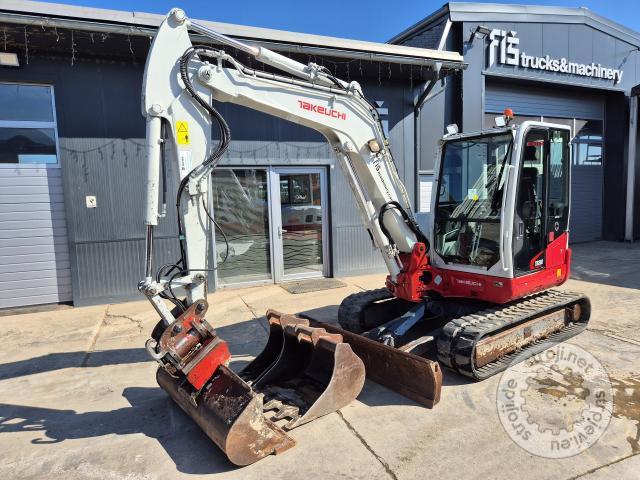 Mini bagri, TAKEUCHI TB260 - POWERTILT - 3X ŽLICA - LETNIK 2018
