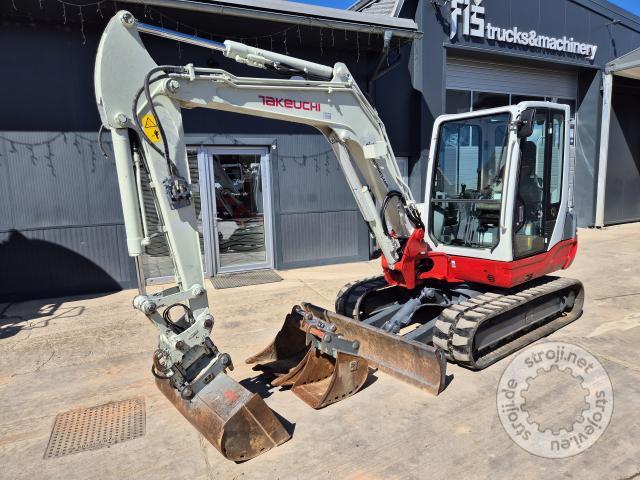 Mini bagri, TAKEUCHI TB250 - 2016 LETNIK - 2535 UR - POWERTILT