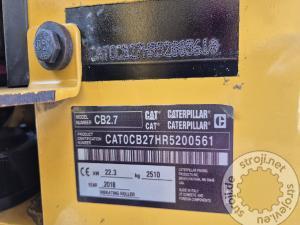 Valjarji tandem valjar, CATERPILLAR CB 2.7 - 2018 LETNIK - 800 UR