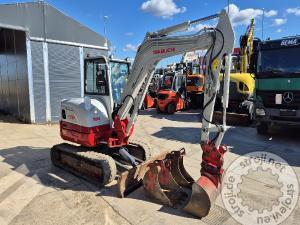 Mini bagri, TAKEUCHI TB260 - POWERTILT - 3X ŽLICA - LETNIK 2020