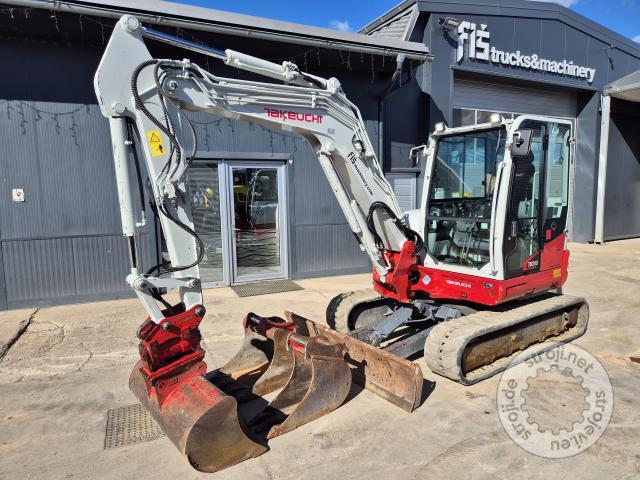Mini bagri, TAKEUCHI TB260 - POWERTILT - 3X ŽLICA - LETNIK 2020